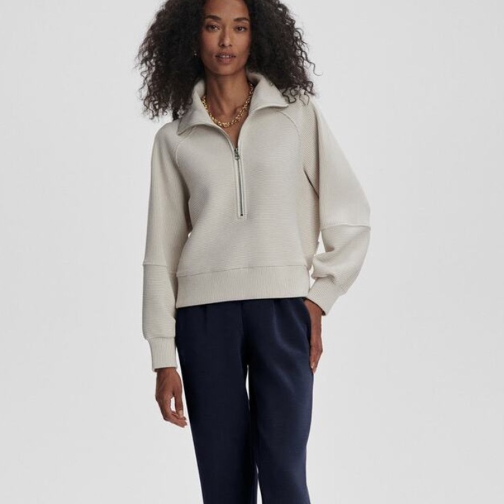 Varley Milano Half Zip Sweatshirt in Ottoman